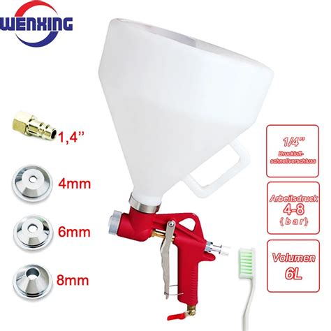 Air Hopper Spray Gun Paint Texture Tool Drywall Wall Painting Sprayer 3