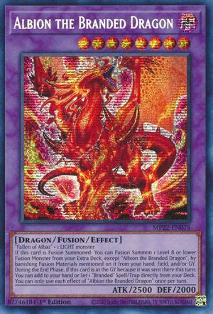 Albion o Dragão Marcado Yu Gi Oh MYP Cards