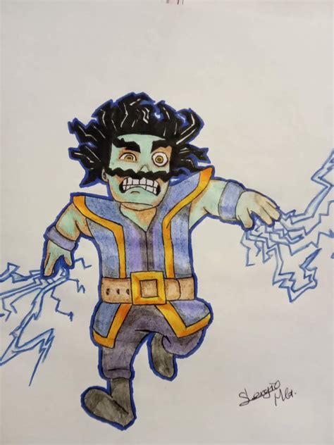 Mago eléctrico Clash Royale apoyenme si les gusta Dibujos Amino