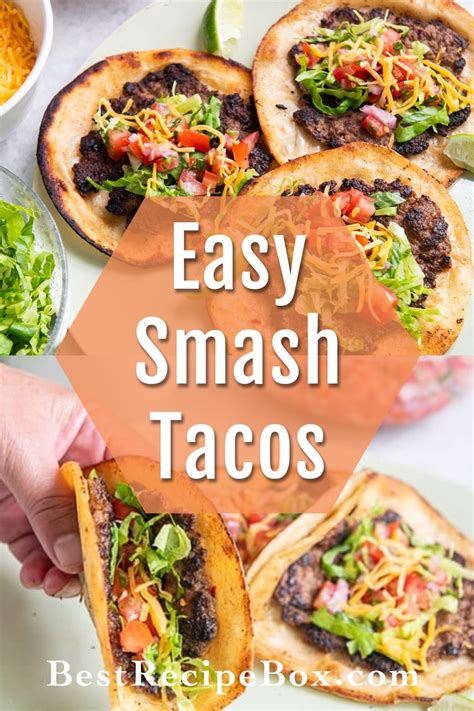 Skillet Smash Tacos Recipe Viral Tik Tok Food Trend Delish