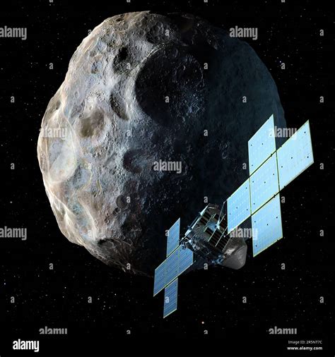 Psyche Asteroid Mission Illustration Stock Photo Alamy