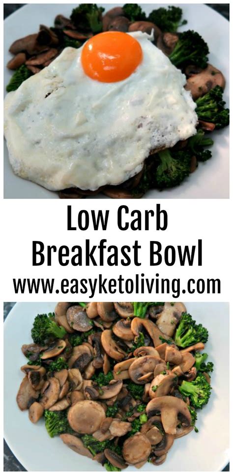 Low Carb Breakfast Bowl Recipe Gluten Free Keto Diet Breakfast Idea