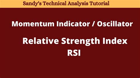 Relative Strength Index Or Rsi Youtube