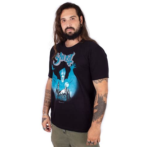 Camiseta Ghost Opus Eponymous Preta Oficial Art Rock Camisetas