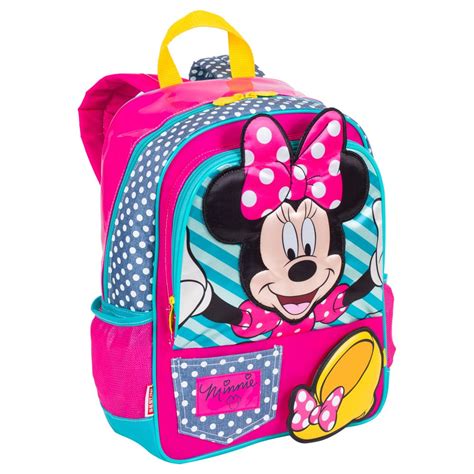 Mochila Infantil Escolar Menina Costas Minnie Y M R