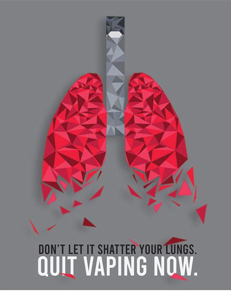 Geometric Anti-Vaping Poster :: Behance