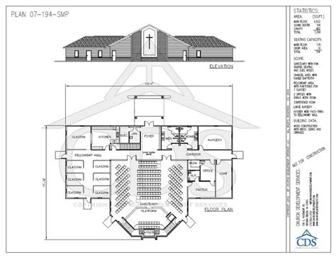 34 best Church Plans images on Pinterest | Church design, Floor plans ...