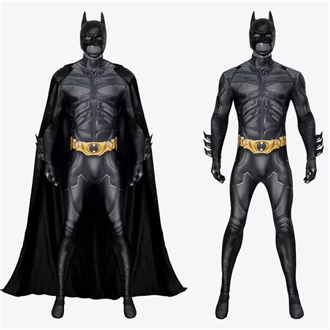 Batman Cosplay Costumes Bruce Wayne Plated Second Batsuit D Jumpsuit