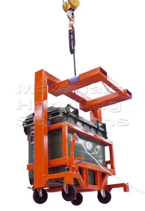 Forklift Wheelie Bin Tipper Large MHS Materials Handling Solutions