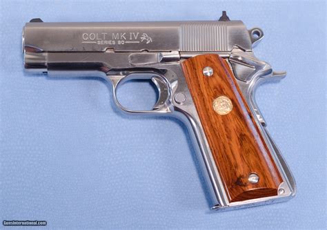 Sold 1996 Bright Stainless Colt General Officer S Model Mk Iv Series 80 45 Acp Pistol W