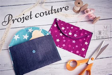 Coudre une petite pochette facile niveau débutant Les tutos couture