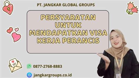 Visa Kerja Perancis Untuk Peneliti Jangkar Global Groups