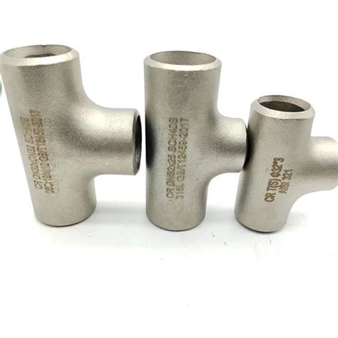 Stainless Steel Fittings Crosshead Reducing Tee Butt Welding Fitting