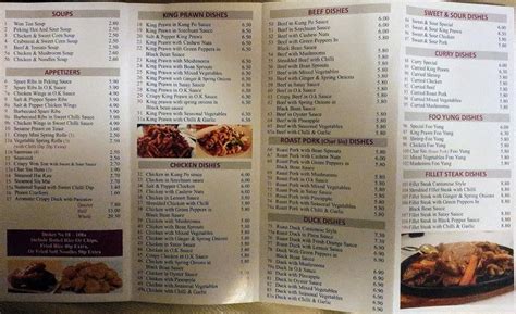 Menu At Lotus Fast Food Manchester 177 Canterbury Rd