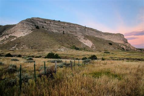 North Platte River Valley Western Nebraska Usa Stock Photo Image Of