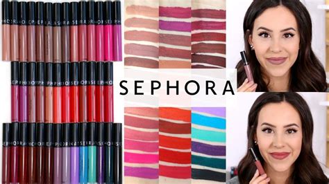 Lip Swatches Sephora Cream Lip Stain Liquid Lipstick 31, 49% OFF