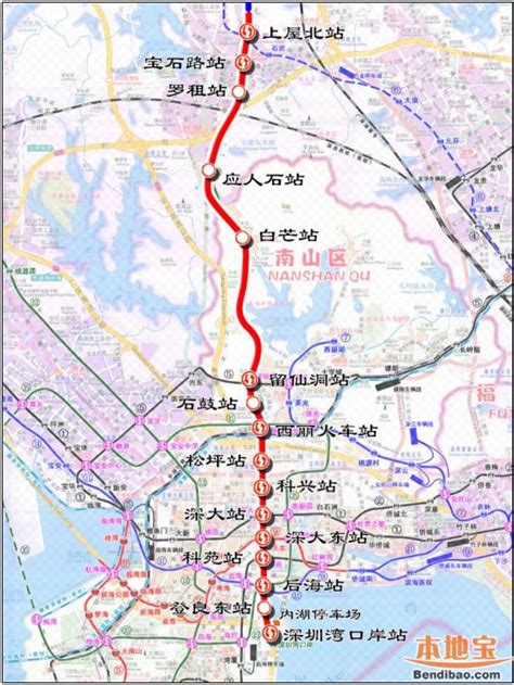 深圳13号地铁站线路图深圳13线地铁站线路图 伤感说说吧