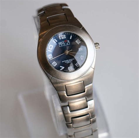 Sapphire Crystal SECTOR 770 Vintage Quartz Watch | Silver-Tone Watches ...