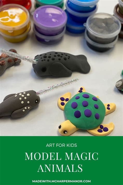 Model Magic Animals - Art for Kids - Sculpture for Kids - Made with McHarper