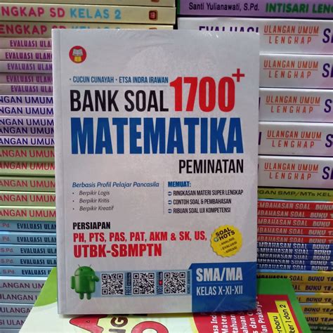 Jual Buku 1700 Plus Bank Soal MATEMATIKA PEMINATAN SMA MA SMK KELAS X