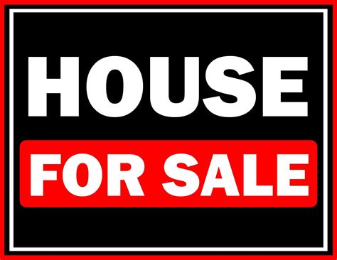 Printable House For Sale Sign Template | FREE Download | For sale sign