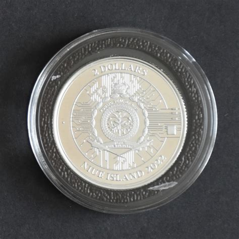 Srebrna moneta Bitcoin Niue Island 1oz 2022 Łódź Ogłoszenie na