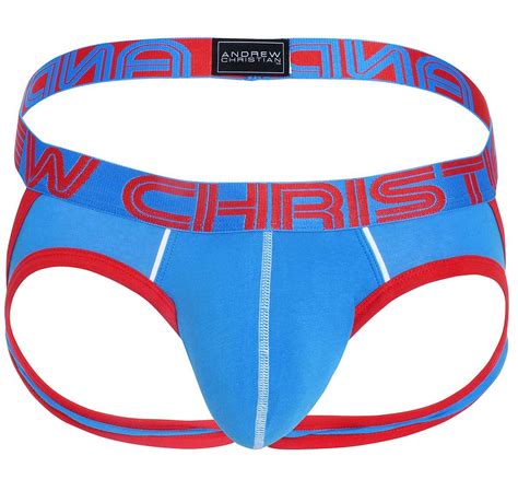 Andrew Christian Jockstrap Show It Retro Pop Comfort Jock 92278 Blau