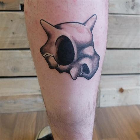 Cubone Skull By Carly Jayne Ursa Major Tattoo Oxford England Skull