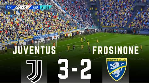 JUVENTUS VS FROSINONE 3 2 SERIE A 2024 SIMULAZIONE Juventus YouTube