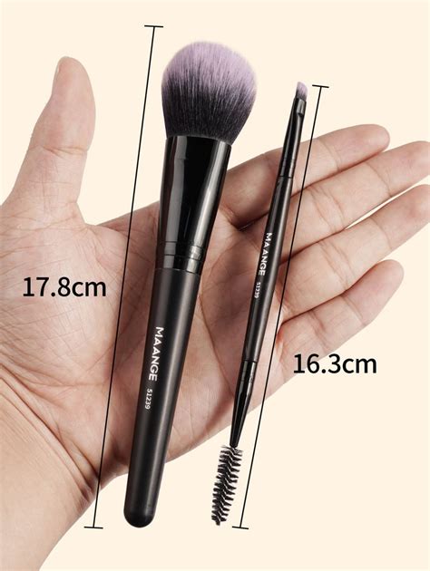 Juego De Brochas De Maquillaje Profesional Maange De 18 Piezas Herramientas De Maquillaje Con