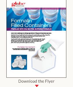 Formalin Containers From Globe Scientific Producers Of Exceptional