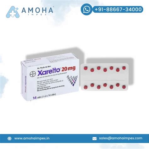 Rivaroxaban Xarelto Mg Tablet At Rs Stripe Xarelto Tablets In