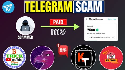 Rs 500 Paid By Scammer Telegram Scam Exposed Telegram Scam B