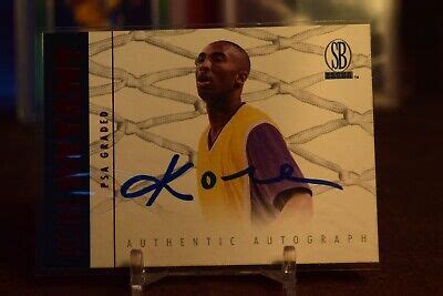 Kobe Bryant Rc Scoreboard Psa Graded Authentic On Card