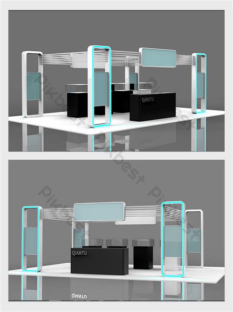 Machine Booth Exhibition Model Decors & 3D Models | OBJ Free Download ...