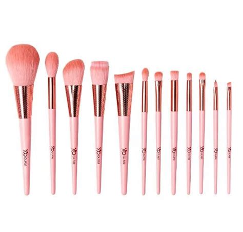 Amazon XO Glam Makeup Brushes 12Pcs Sweet Rose Pink Makeup Brush