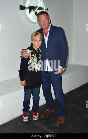 Sean Pertwee and son Alfred Pertwee 'AKA Peace' private view exhibition ...