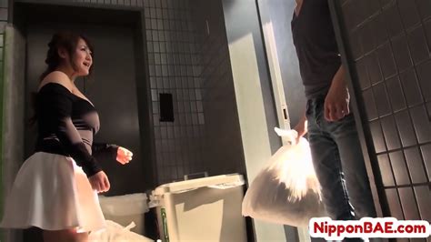 Nippon Hairypussy Busty MILF Gets Fucked After Giving Head