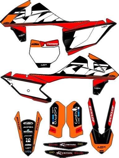 Calcos Ktm Lmx Graphickits