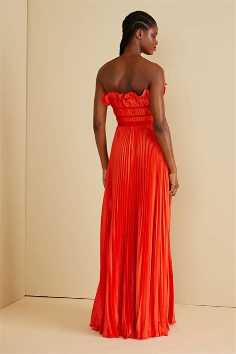 Losey Ruffle Neck Gown – AMUR
