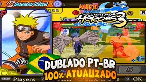 Ficou Incr Vel Naruto Shippuden Ultimate Ninja Heroes Dublado Pt