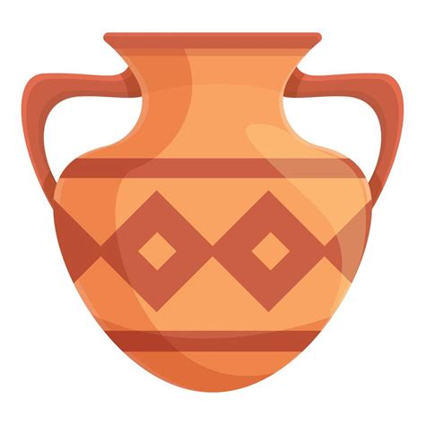 Amphora Clay Icon Cartoon Style 14351248 Vector Art At Vecteezy