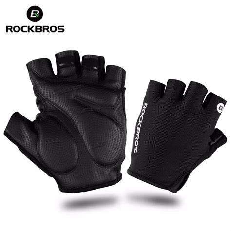 ROCKBROS Luvas Metade Do Dedo Bicicleta Para Homens E Mulheres