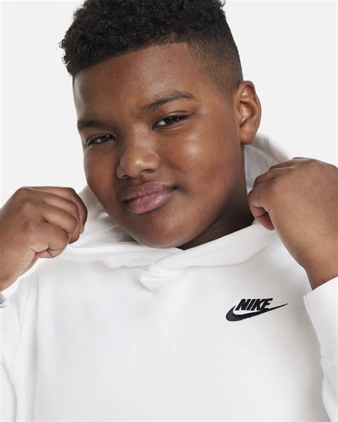 Nike Sportswear Club Fleece Big Kids Boys Pullover Hoodie Extended