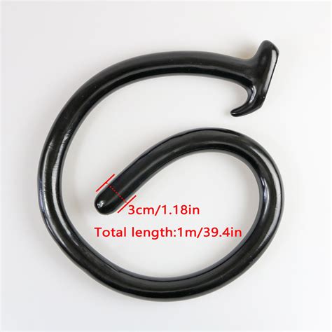 1 M Long Anal Plug Liquid Silicone Colon Snake Extreme Anal Etsy