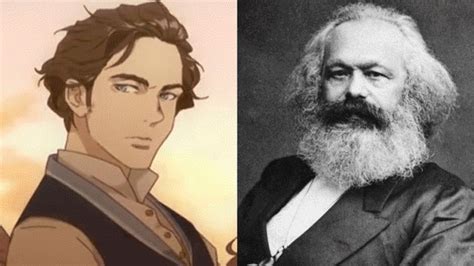 Anime depiction of Karl Marx vs. Reality : r/aznidentity