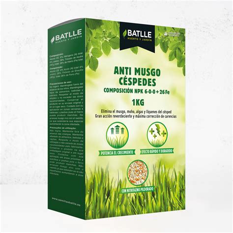 Comprar Fertilizante Antimusgo Cesped Batlle Fronda