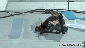 3D lésbicas Babe Gets Scissored and Licked Cnn Amador