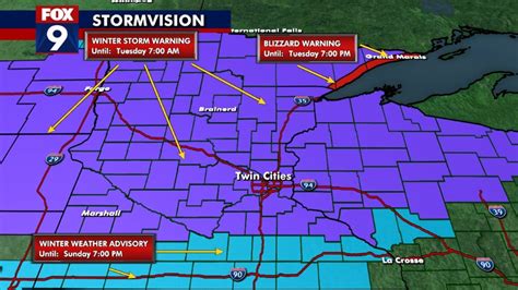 Mn Weather What To Expect For Sundays Snow Fox 9 Minneapolis St Paul