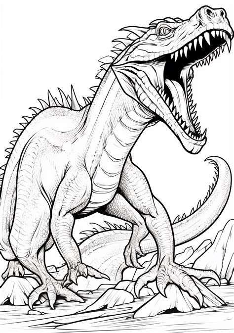163 Jurassic Park Coloring Pages Dinosaurs Printable 75 | Bratz Coloring